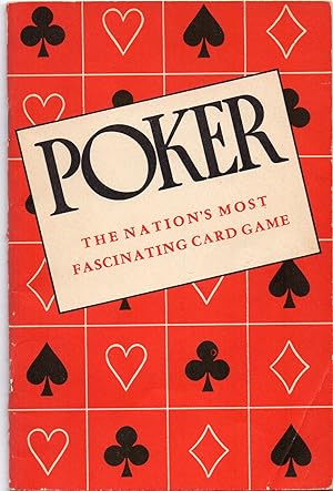 1950 Booklet on Poker the National Card Game of the United States and Lowball