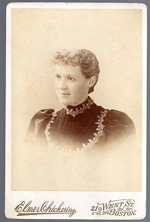 Royal Studio Cabinet Photograph Young Lady