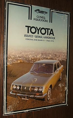 Toyota Service, Repair Handbook Corona and Mark II 1968-1972 // The Photos in this listing are of...
