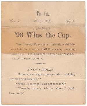 A Rare 1893 Advertising Pamphlet from the Lota Printing Company R. I