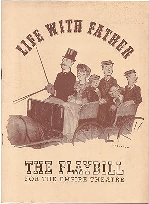 Seller image for Life with Father Souvenir Playbill for sale by biblioboy