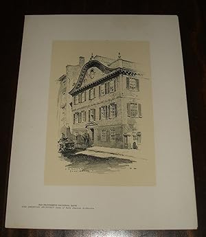 Old Providence National Bank RI Print by O. R. Eggers 1922