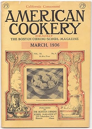 Seller image for American Cookery Magazine for March 1936 // The Photos in this listing are of the magazine that is offered for sale for sale by biblioboy