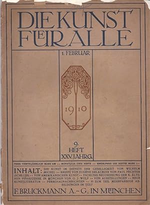 Vintage Magazine Die Kunst Fuer Alle Art for all 1910