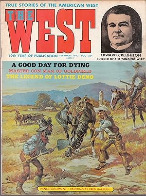 Image du vendeur pour The West Magazine for February 1972 True Stories of the Old West // The Photos in this listing are of the book that is offered for sale mis en vente par biblioboy