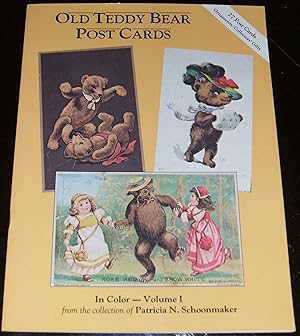 Old Teddy Bear Postcards in Color 27 Reproduction Postcards Volume 1