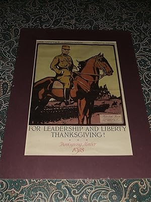 Seller image for Original 1918 Cover of Youth's Companion Great Military Cover Art , Matted Ready for Framing for sale by biblioboy