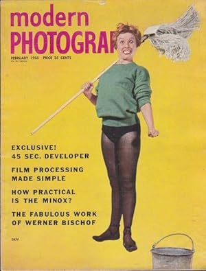 Vintage Magazine Modern Photography Vol. 19 No. 2 February 1955