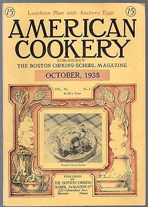 Seller image for American Cookery Magazine October 1935 // The Photos in this listing are of the magazine that is offered for sale for sale by biblioboy