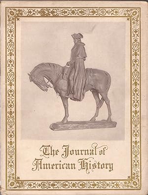 Imagen del vendedor de A Vintage Issue of the Journal of American History for April May June 1914 a la venta por biblioboy