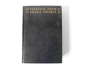 Imagen del vendedor de Passages from Arabia Deserta a la venta por A Few Books More. . .