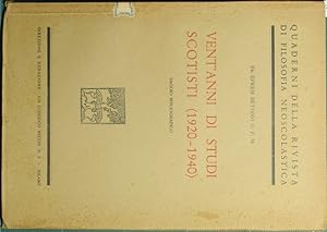 Vent'anni di studi scotisti (1920-1940)