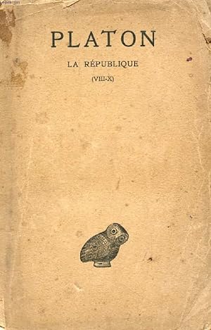 Seller image for PLATON, OEUVRES COMPLETES, TOME VII, 2e PARTIE, LA REPUBLIQUE, LIVRES VIIII-X for sale by Le-Livre