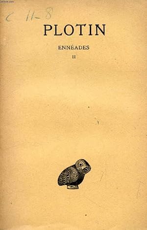 Bild des Verkufers fr ENNEADES, TOME II zum Verkauf von Le-Livre