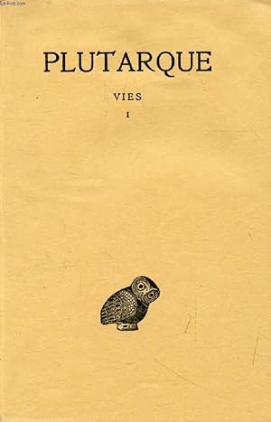 Bild des Verkufers fr VIES, TOME I, THESEE-ROMULUS, LYCURGUE-NUMA zum Verkauf von Le-Livre