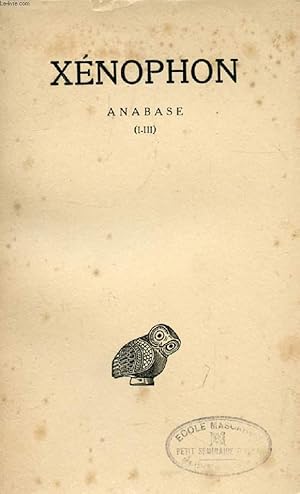 Seller image for ANABASE, TOME I, LIVRES I-III for sale by Le-Livre