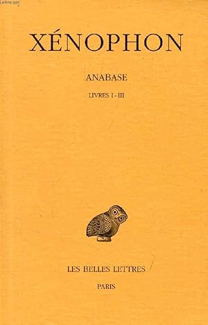 Seller image for ANABASE, TOME I, LIVRES I-III for sale by Le-Livre