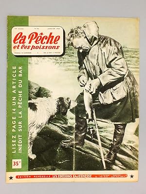 La pêche et les poissons ( année 1954, 15e année, lot de 8 numéros : ) n° 94 ; 98 ; 99 ; 100 ; 10...