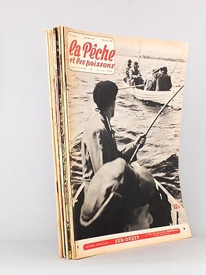 La pêche et les poissons ( année 1962 complète, 23e année, lot de 13 numéros, du n° 198 de janvie...