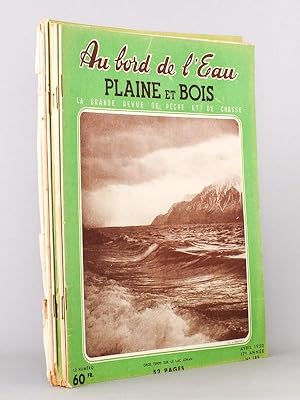 Au bord de l'eau - Plaine et bois , la grande revue de pêche et de chasse ( lot de 8 numéros, ann...