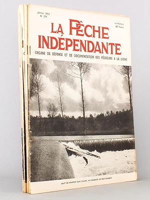 Seller image for La pche indpendante - Anne 1953 complte (lot de 12 numros, du n 270 de janvier au n 281 de dcembre ) - Organe de dfense et de documentation des pcheurs  la ligne for sale by Librairie du Cardinal