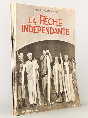 La pêche indépendante - Année 1956 (lot de 11 numéros, du n° 307 de février au n° 317 de décembre...