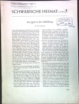 Seller image for Das Dorf in der Umbildung; Sonderdruck aus: Schwbische Heimat Heft 5; for sale by books4less (Versandantiquariat Petra Gros GmbH & Co. KG)