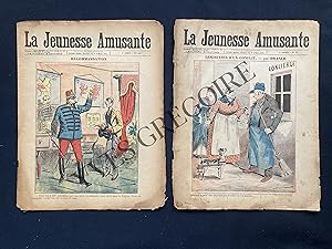 Seller image for LA JEUNESSE AMUSANTE-8 NUMEROS AVEC COUVERTURE COULEURS DE DRANER for sale by Yves Grgoire