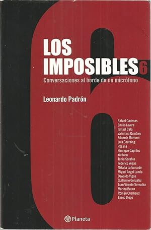 Imagen del vendedor de LOS IMPOSIBLES 6 Conversaciones al borde de un micrfono a la venta por CALLE 59  Libros