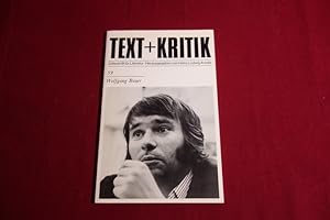 TEXT + KRITIK - WOLFGANG BAUER. Zeitschrift für Literatur, Heft 59
