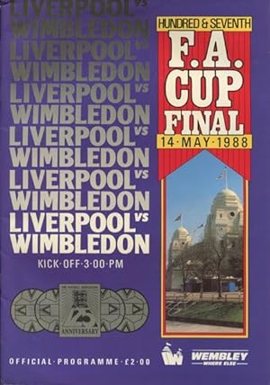 Seller image for F.A. Cup Final 1988, Liverpool vs Wimbledon. for sale by Lost and Found Books