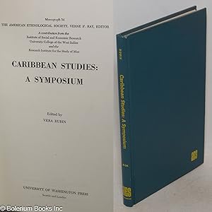 Seller image for Caribbean studies: a symposium for sale by Bolerium Books Inc.