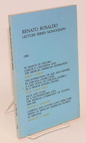 Seller image for Renato Rosaldo lecture series monograph; vol. 4, series 1986-87 for sale by Bolerium Books Inc.