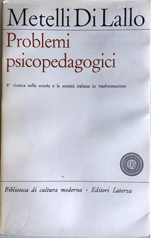 PROBLEMI PSICOPEDAGOGICI. SCUOLA E LINGUAGGIO