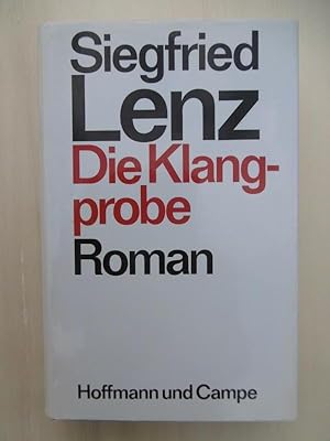 Imagen del vendedor de Die Klangprobe. Roman. a la venta por Antiquariat Steinwedel