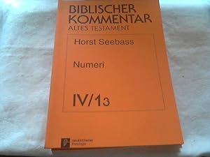 Bild des Verkufers fr Numeri: Lfg. IV 1 / 3 (Biblischer Kommentar Altes Testament) zum Verkauf von Versandhandel Rosemarie Wassmann