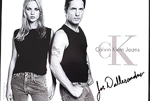 Calvin Klein Jeans (SIGNED postcard by Joe Dallesandro)