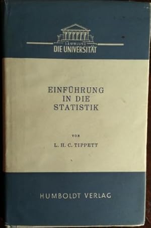 Image du vendeur pour Einfhrung in die Statistik. mis en vente par buch-radel