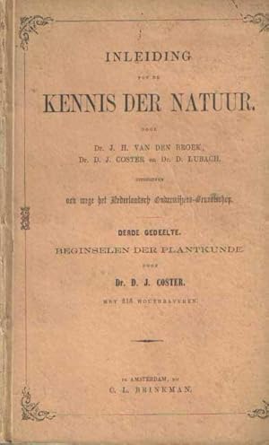 Inleiding tot de kennis der natuur. Derde gedeelte: beginselen der plantkunde