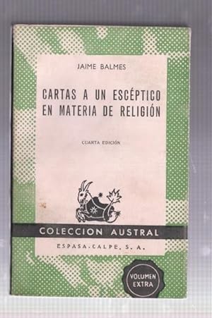 Seller image for Austral numero 35: Cartas a un esceptico en materia de religion for sale by El Boletin