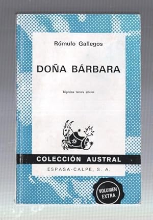 Imagen del vendedor de Coleccion Austral numero 168: Doa Barbara a la venta por El Boletin