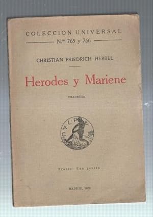 Imagen del vendedor de Coleccion Universal numero 765 y 766: Herodes y Mariene a la venta por El Boletin