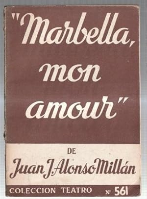 Imagen del vendedor de Coleccion Teatro numero 561: Marbella,mon amour a la venta por El Boletin