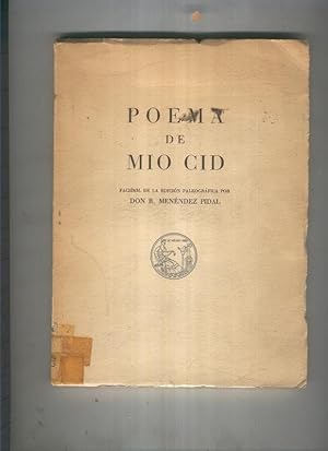 Bild des Verkufers fr Poema de Mio Cid zum Verkauf von El Boletin