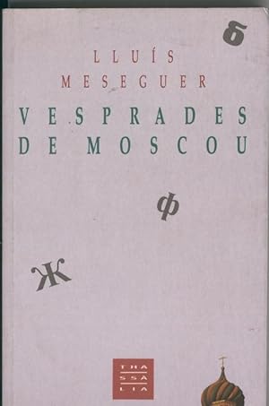 Imagen del vendedor de Vesprades de Moscou a la venta por El Boletin