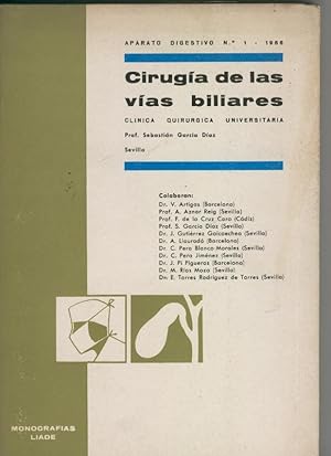 Imagen del vendedor de Aparato digestivo numero 1: 1966- Cirugia de las vias biliares (clinica quirurgica universitaria a la venta por El Boletin