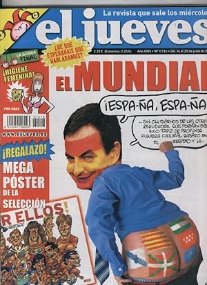 Imagen del vendedor de El Jueves revista semanal numero 1516: El Mundial a la venta por El Boletin