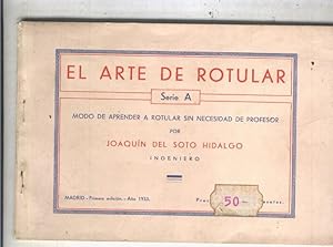 Imagen del vendedor de El arte de rotular a la venta por El Boletin