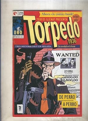 Bild des Verkufers fr Torpedo comic book numero 01: De perro a perro zum Verkauf von El Boletin