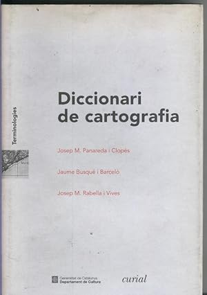 Seller image for Diccionari de Cartografia for sale by El Boletin